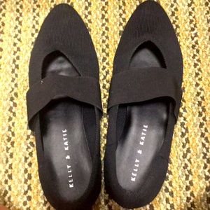 Kelly and Katie black shoes with strap